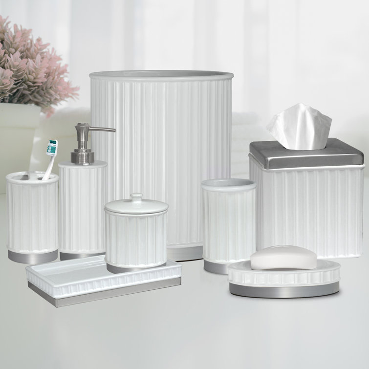Winston Porter Fornah 8 Piece Bathroom Accessory Set & Reviews Wayfair